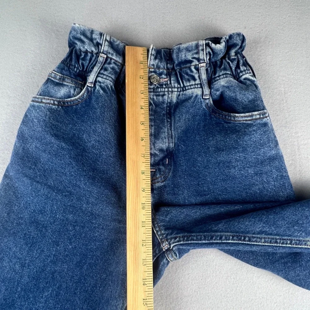 Scotch & Soda Paperbag Jeans Womens 28 Blue High Rise‎ Tapered The Breeze Denim